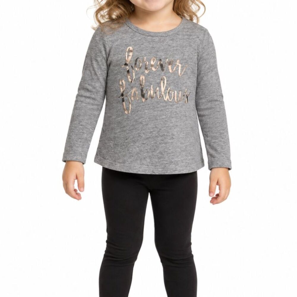 🔥 5 for $30 🔥 Old Navy “Forever Fabulous” Long Sleeve Top | 3T